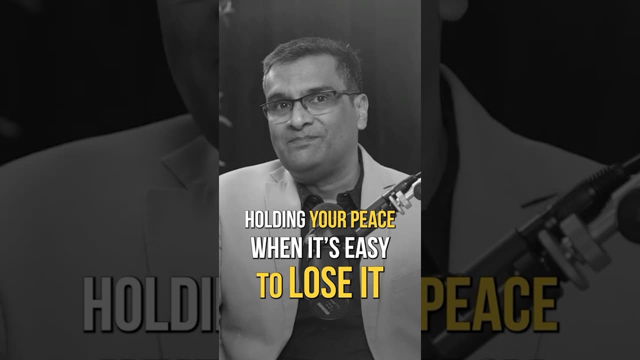 Tired of losing your peace?